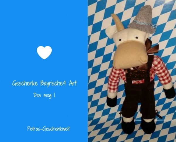 Stier Bayrische Art zum Geburtstag-Gastgeschenk